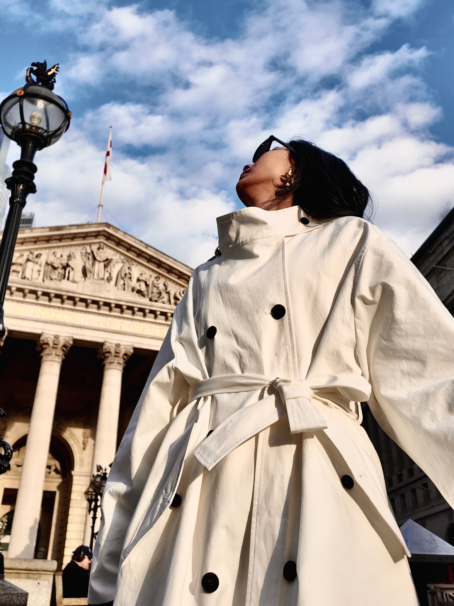 The Regal White Trench