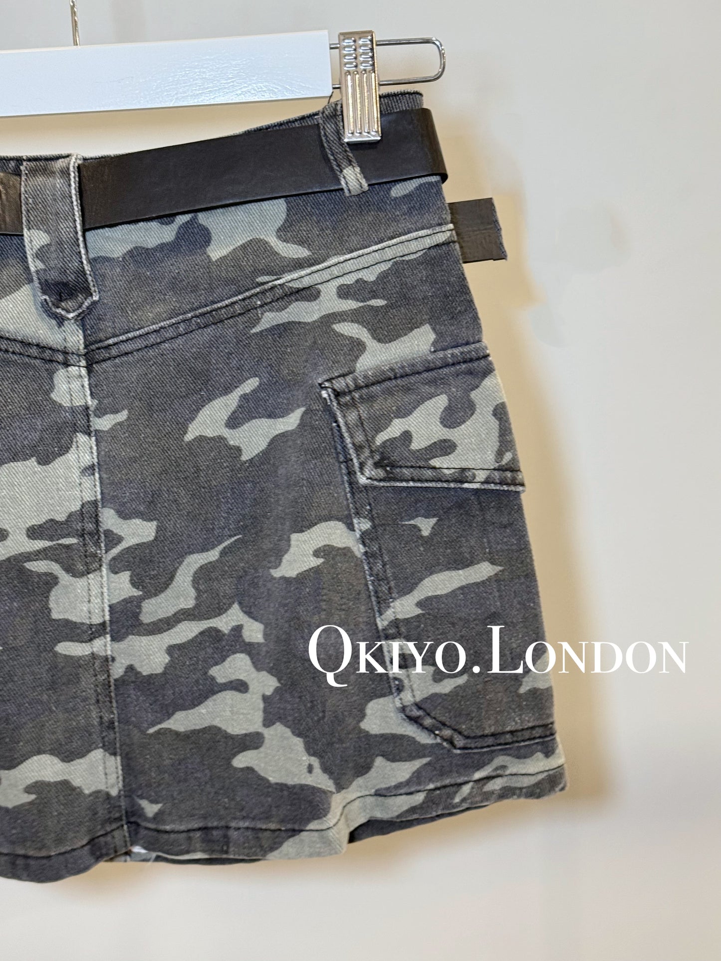 The Camo Utility Cargo Skirt