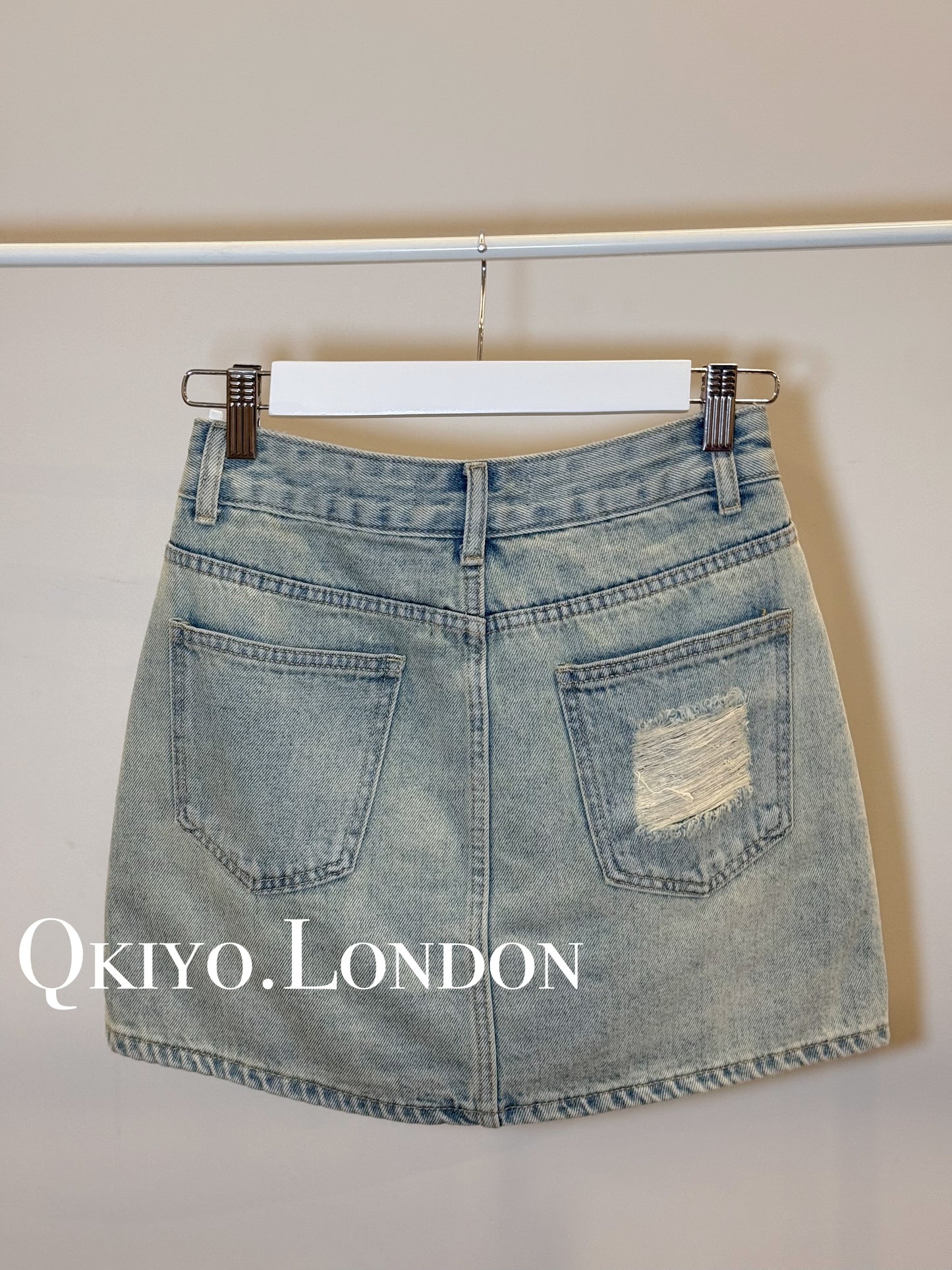 The Classic A-Line Denim Skirt
