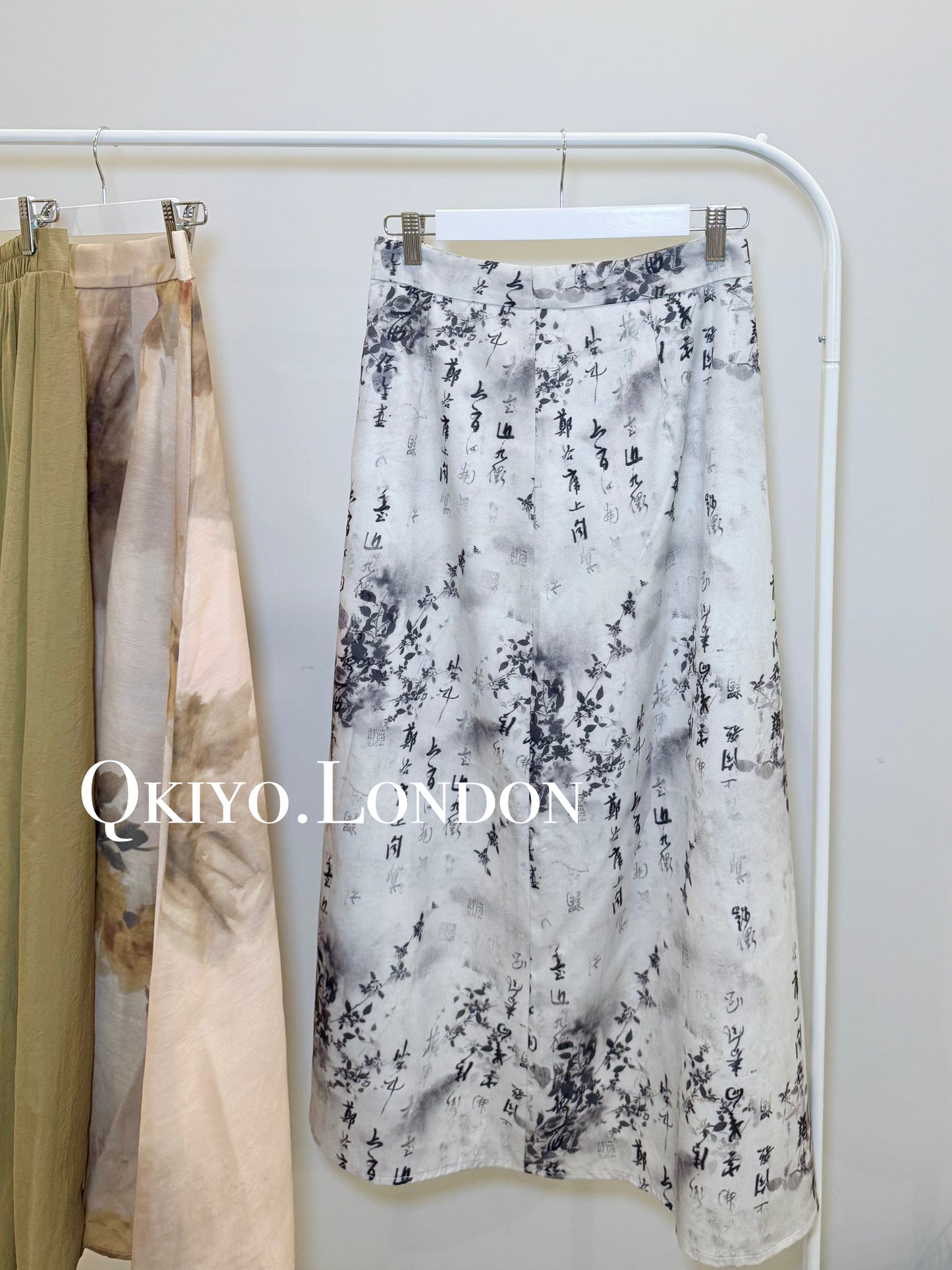 The Ink Poem Flowing Skirt