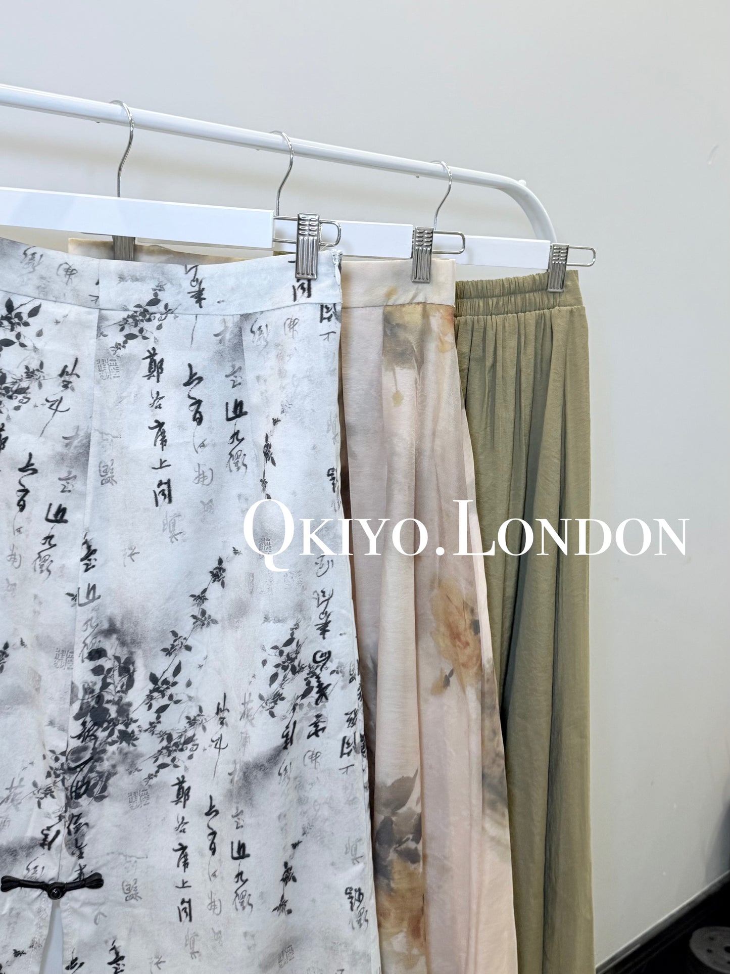 The Ink Poem Flowing Skirt