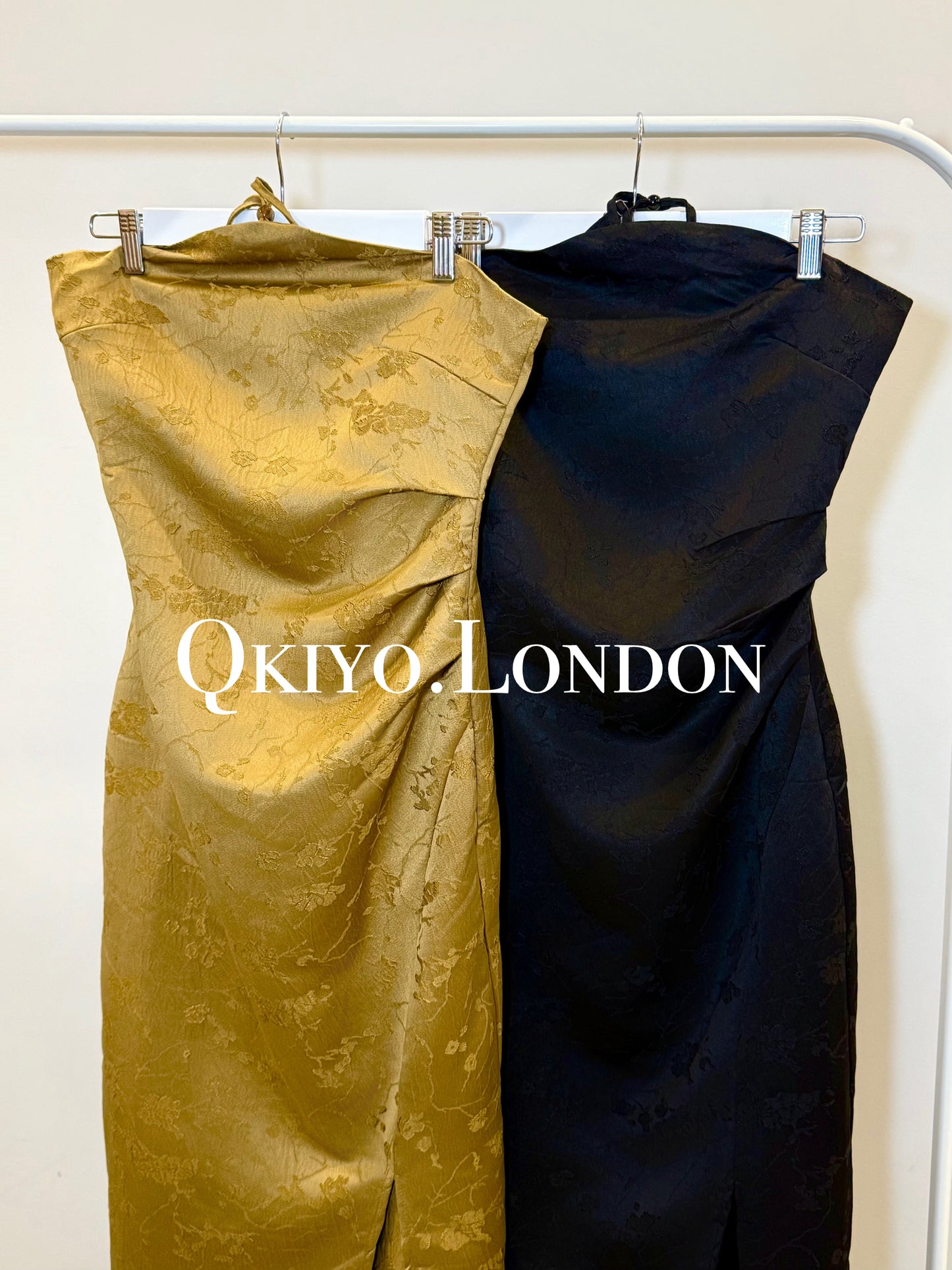 Celestial Grace Halter Dress
