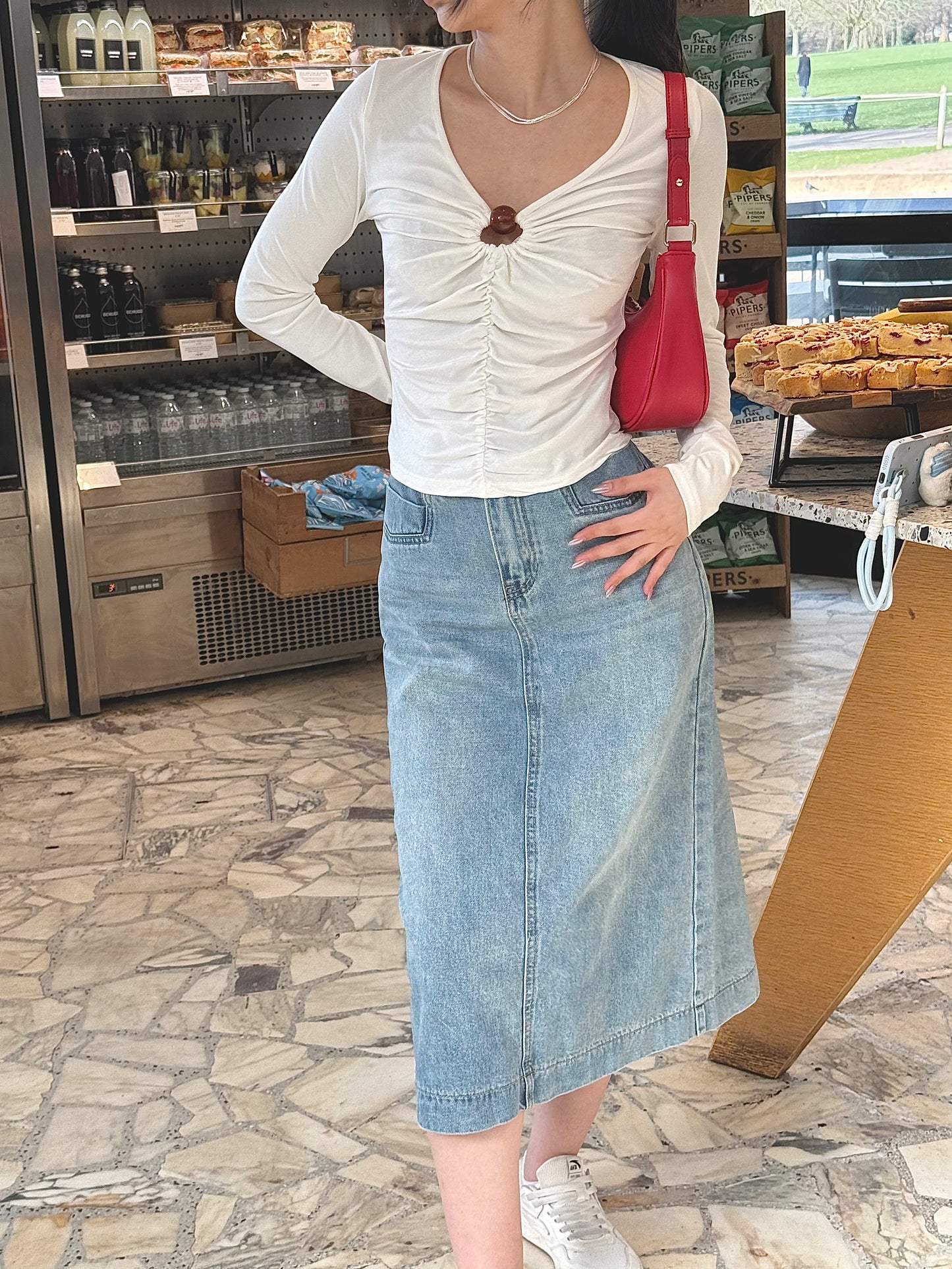Sculpted Knot Ruched Top