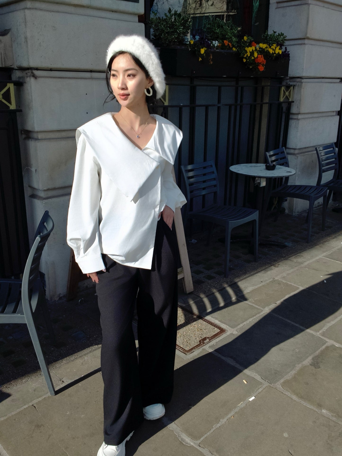 Asymmetric Elegance Blouse