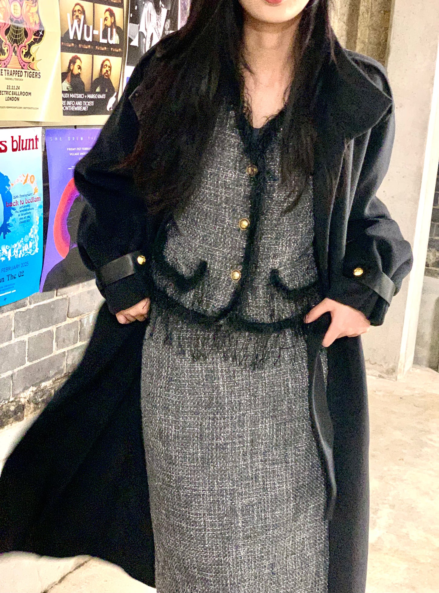 Midnight Tweed Elegance Set