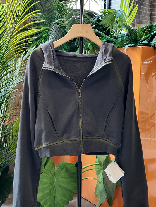 Washed Zip Hoodie