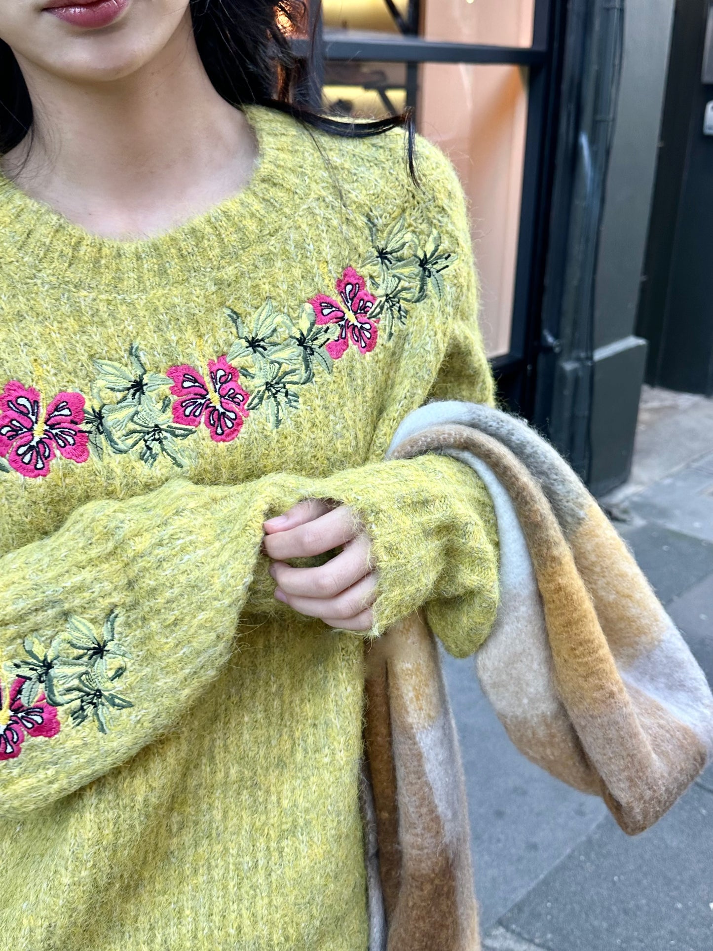 Hand Embroidered Sweater